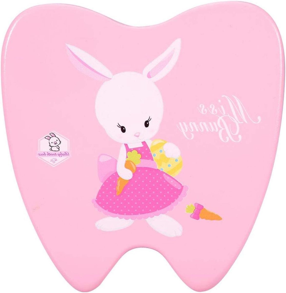 Baby Tanden Doos - Melktanden Bewaren - Herinneringen Opslaan - Houten Behuizing - 12 x 11.8 x 3.8 cm