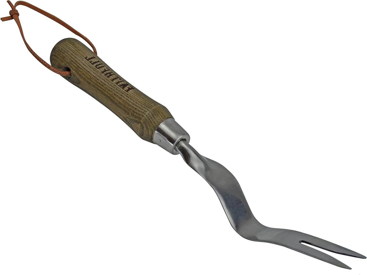 Onkruidsteker RVS - Wieden Steker - Gazon Onderhoud - Roestbestendige Kop - 31.5 cm - Blauw