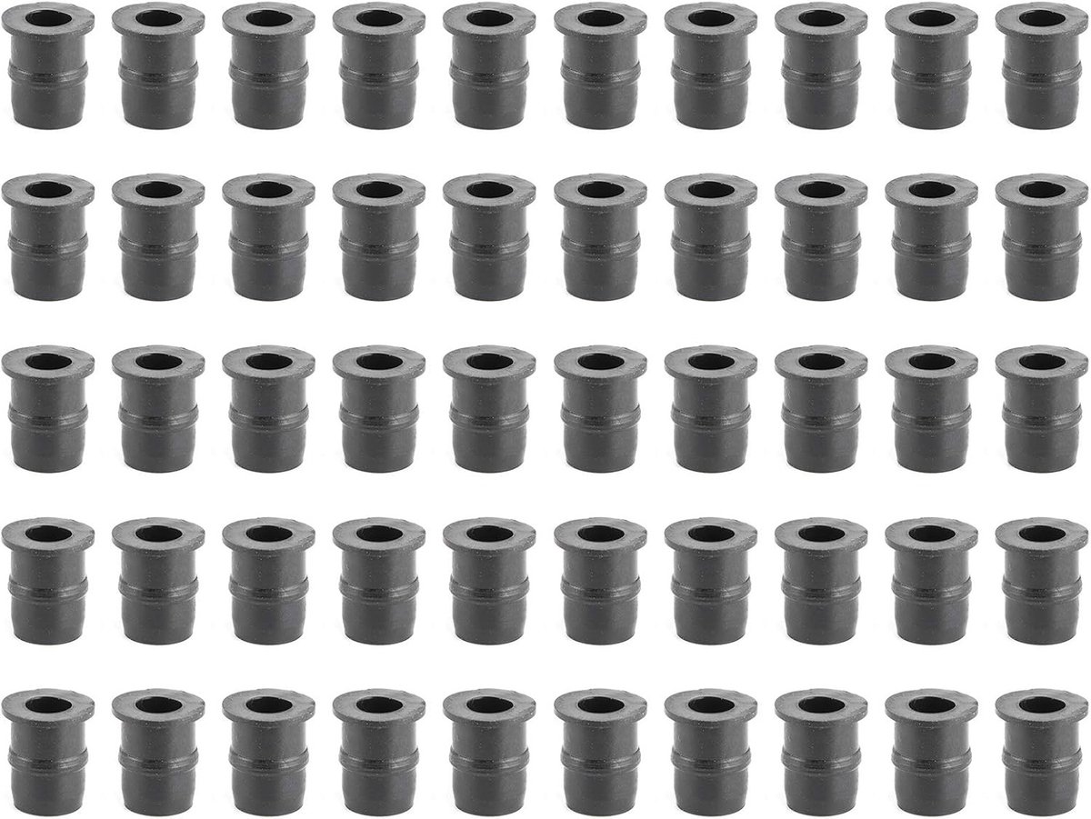 Rubber Moeren voor Motorfiets Windscherm en Behuizing - 5mm Metrische Bevestigingsmiddelen (50 stuks)