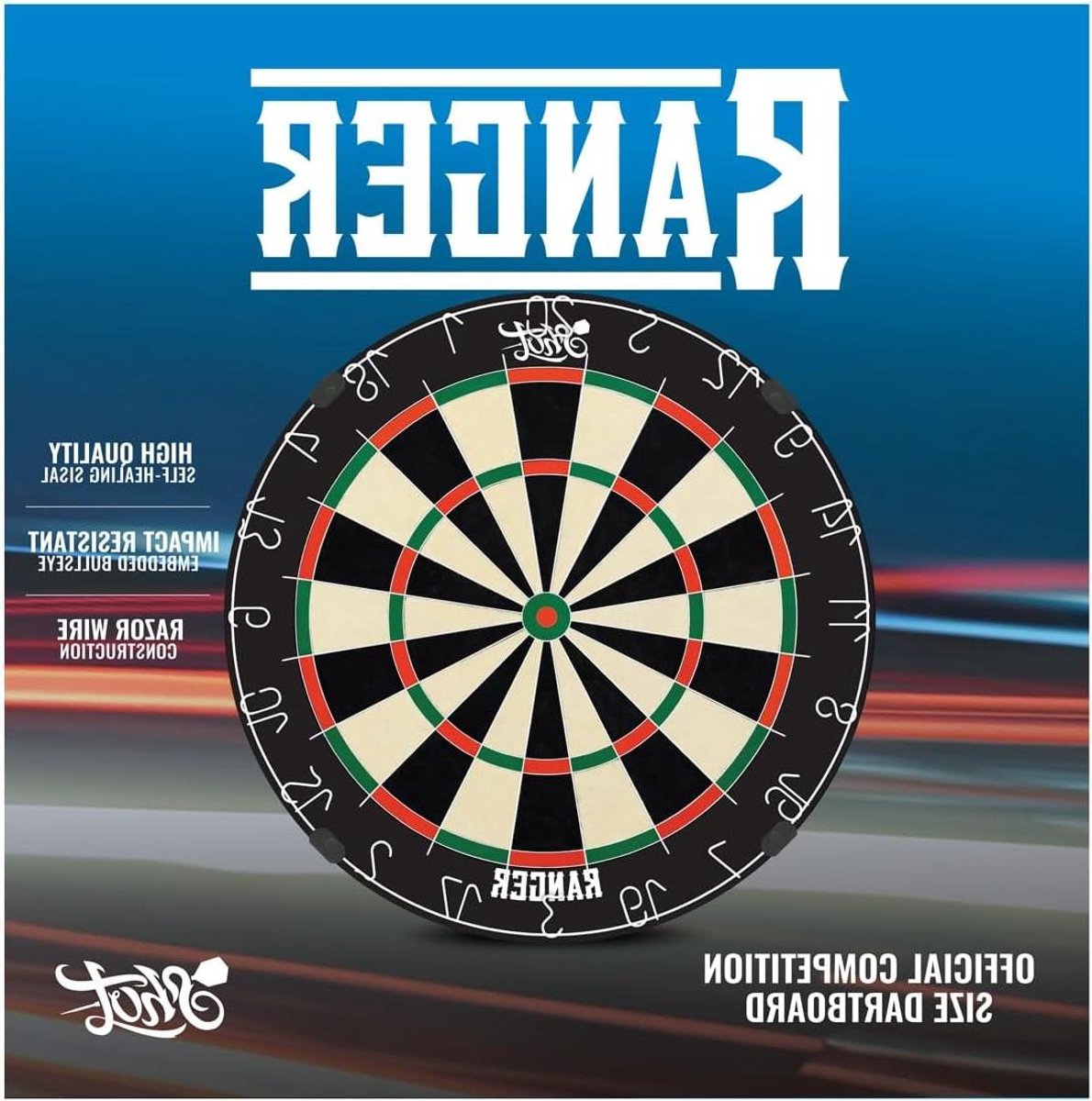 Professioneel Dartbord - Dartsport Bord - Competitie Darten - Zelfherstellend Sisal - 18 Inch - Standaard Kleuren