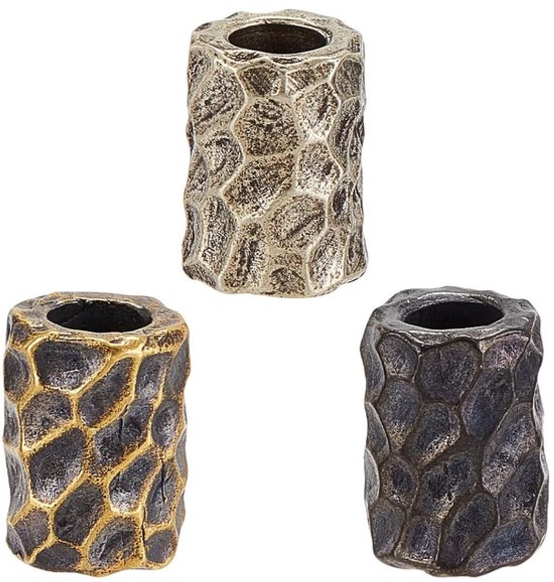 Dailygoody - Paracord kralen - Metalic messing - Kolom kralen