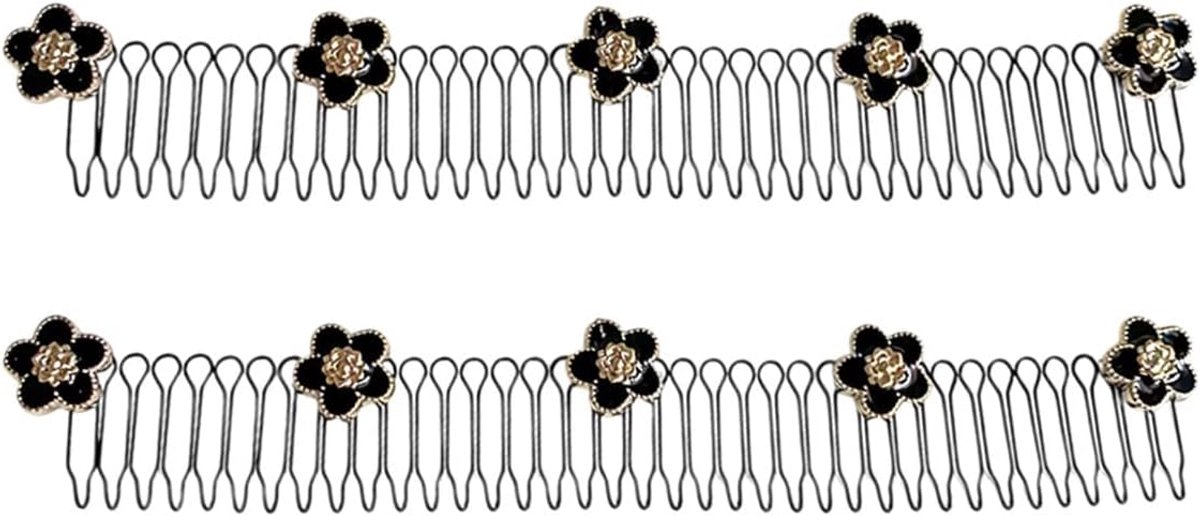 2 stuks haarclips - Franse haarclips voor dames, vintage haarspelden, grote klassieke automatische haarspelden voor dun tot middeldik haar.
