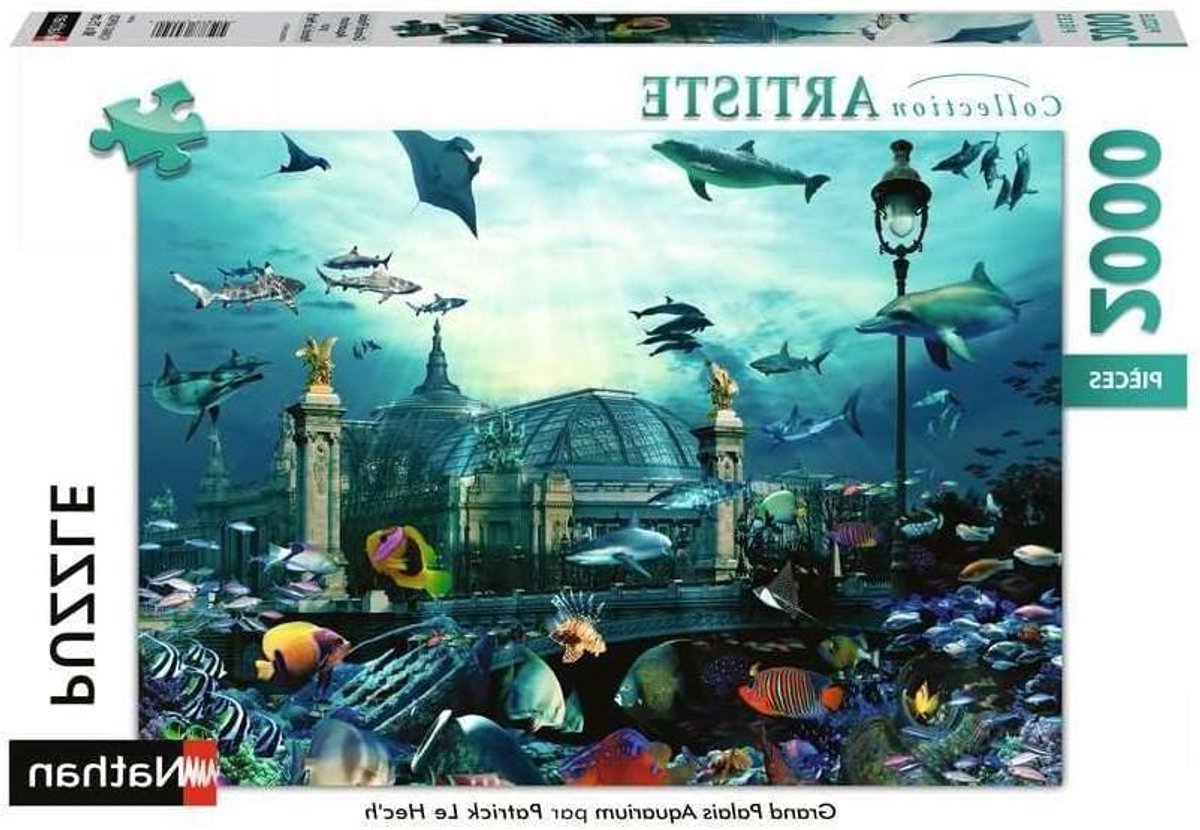Kunstzinnige Legpuzzel 2000 Stukjes - Gedetailleerd Aquarium