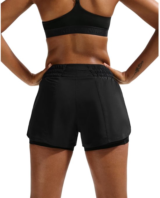 Nike One Dri-fit Dames Tight Dx6012-013 - Kleur Zwart-multicolour - Maat L van Nike — afbeelding 4