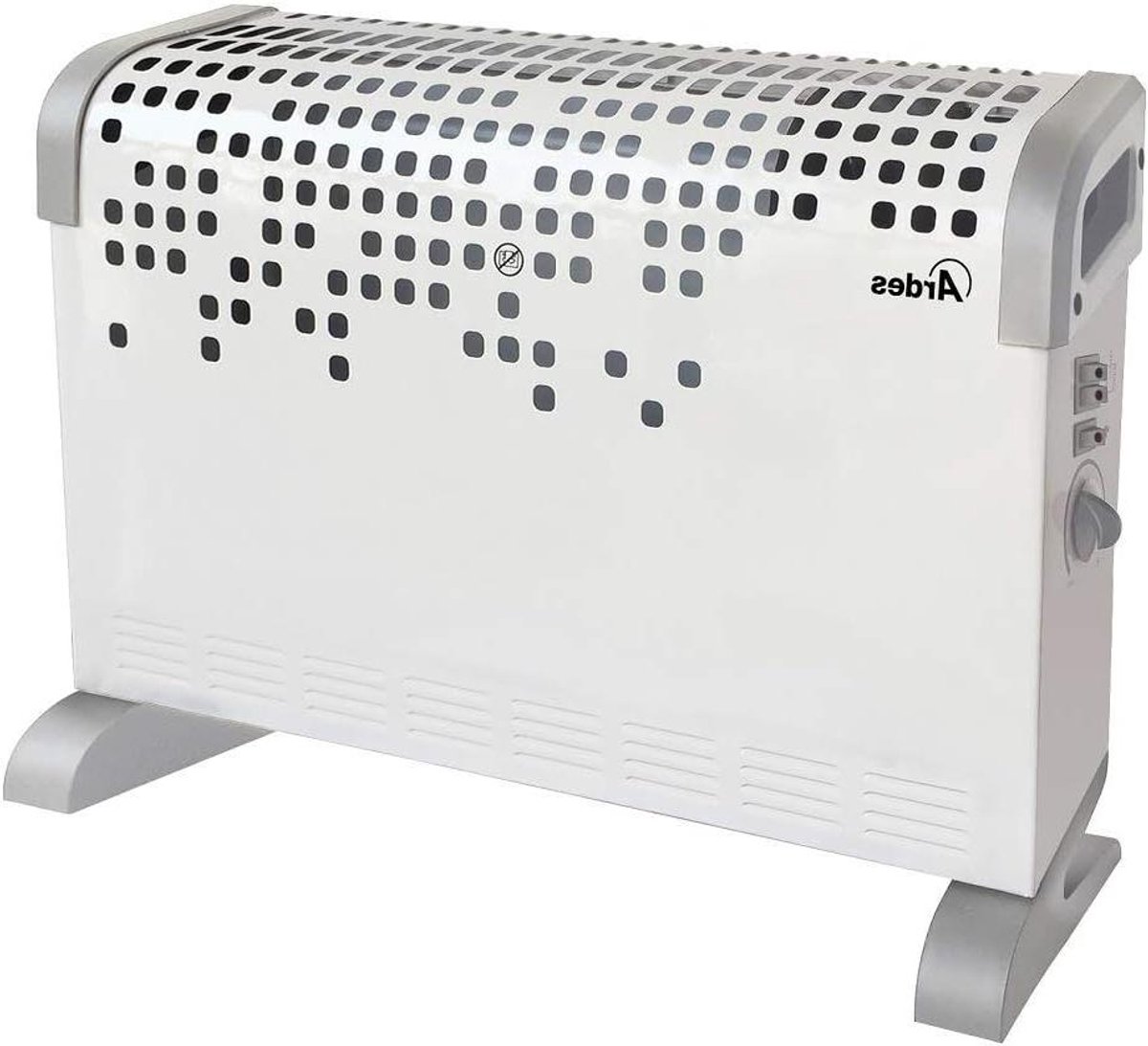 Elektrische Convector - Verwarming - Ruimte Verwarmen - Met Turbo Ventilator - 60 m³ - Wit