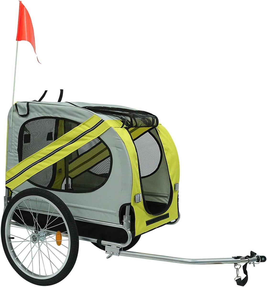 Honden Fietskar - Hondenkar Reizen - Veilig Vervoer - Waterproof Oxford - Max 40 kg - Zwart