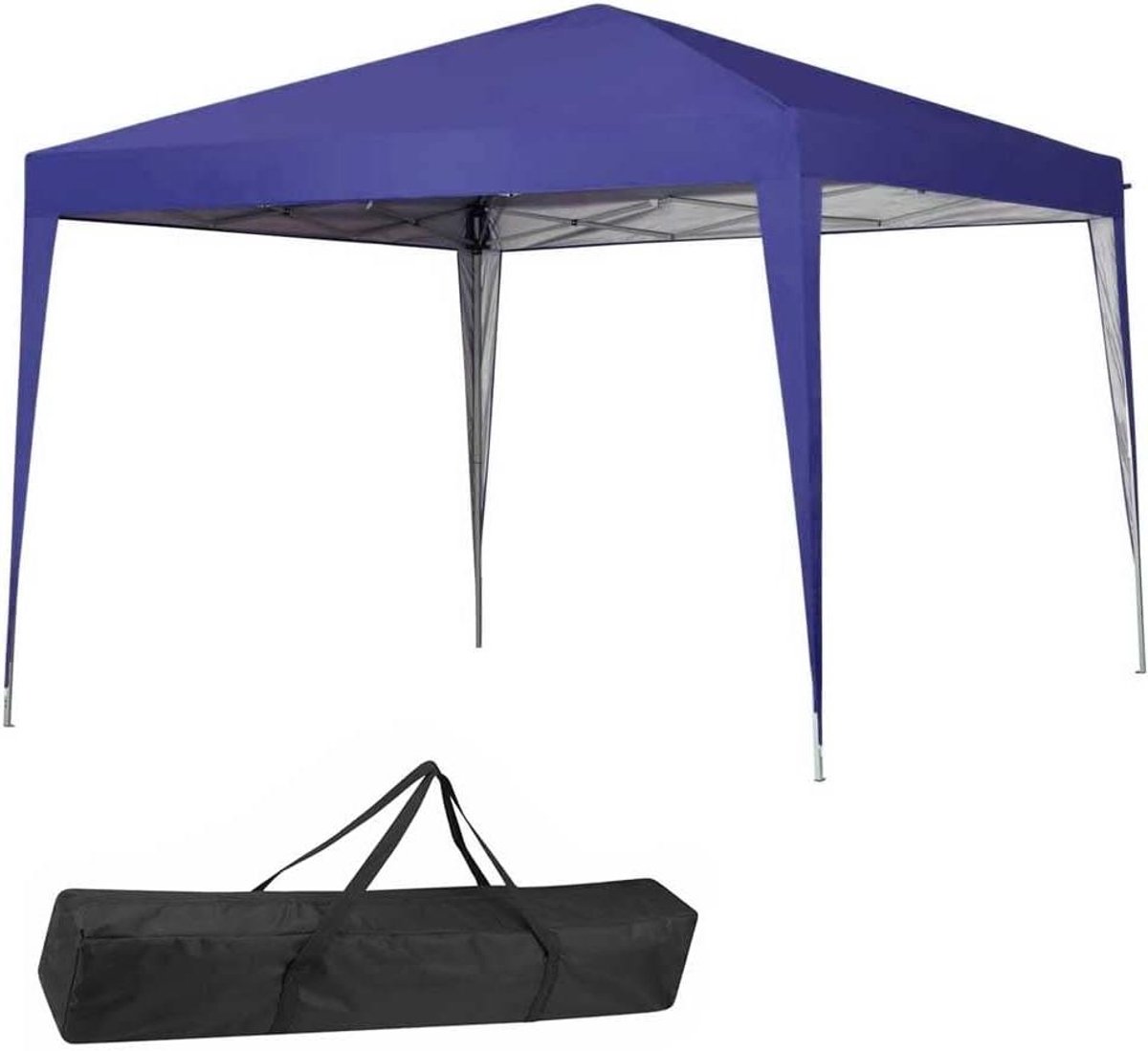 Opvouwbaar Paviljoen - Feesttent Tuin - Buiten Feesten - Harmonica Systeem - 3 x 3 Meter - Groen