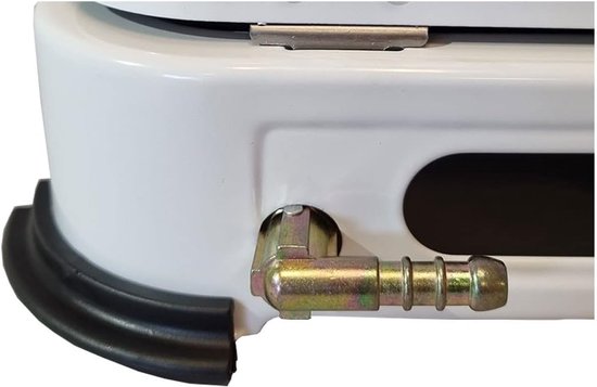 Draagbaar Tweepits Gasfornuis - Camping & Buiten Koken - 2600W Zwart van Merkloos — afbeelding 2