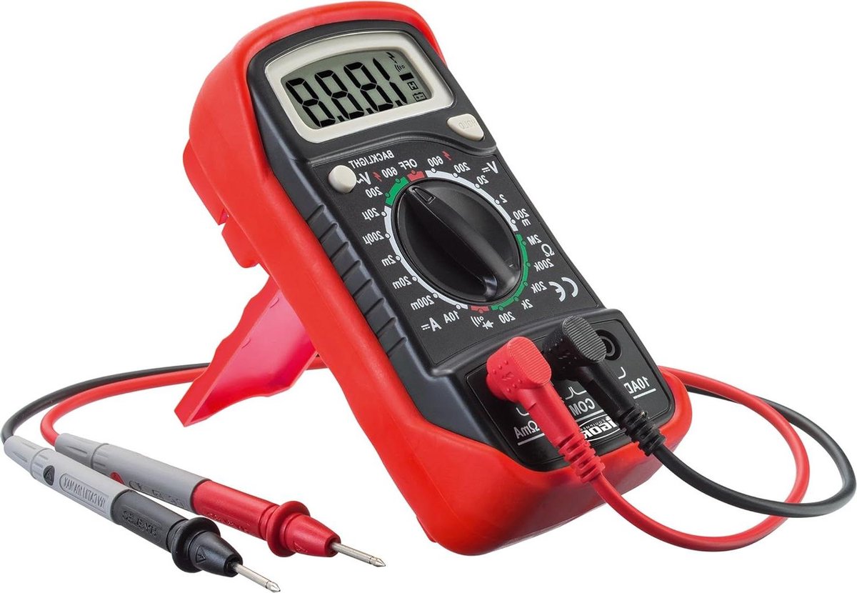 Digitale multimeter - Elektrische tester - Klussen binnenshuis - Nauwkeurige metingen - 159 x 55 x 113 cm - Grijs