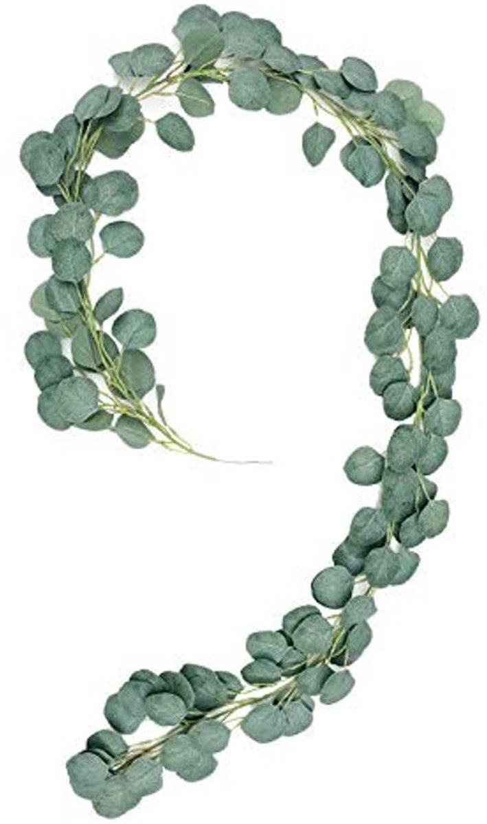 Allecto - Kunstmatige eucalyptus wijnstok - Faux Garland - 2 meter