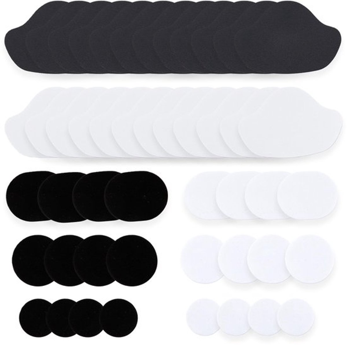 Dailygoods- Schoenheeltape Snelle 48 Stuks Reparatiepatches Meerdere Kleuren Beschikbaar