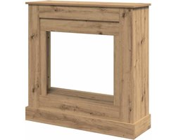 Haardombouw - Decoratieve schouw - Elektrische haard - Met LED compatibel - 90x30x90 cm -…