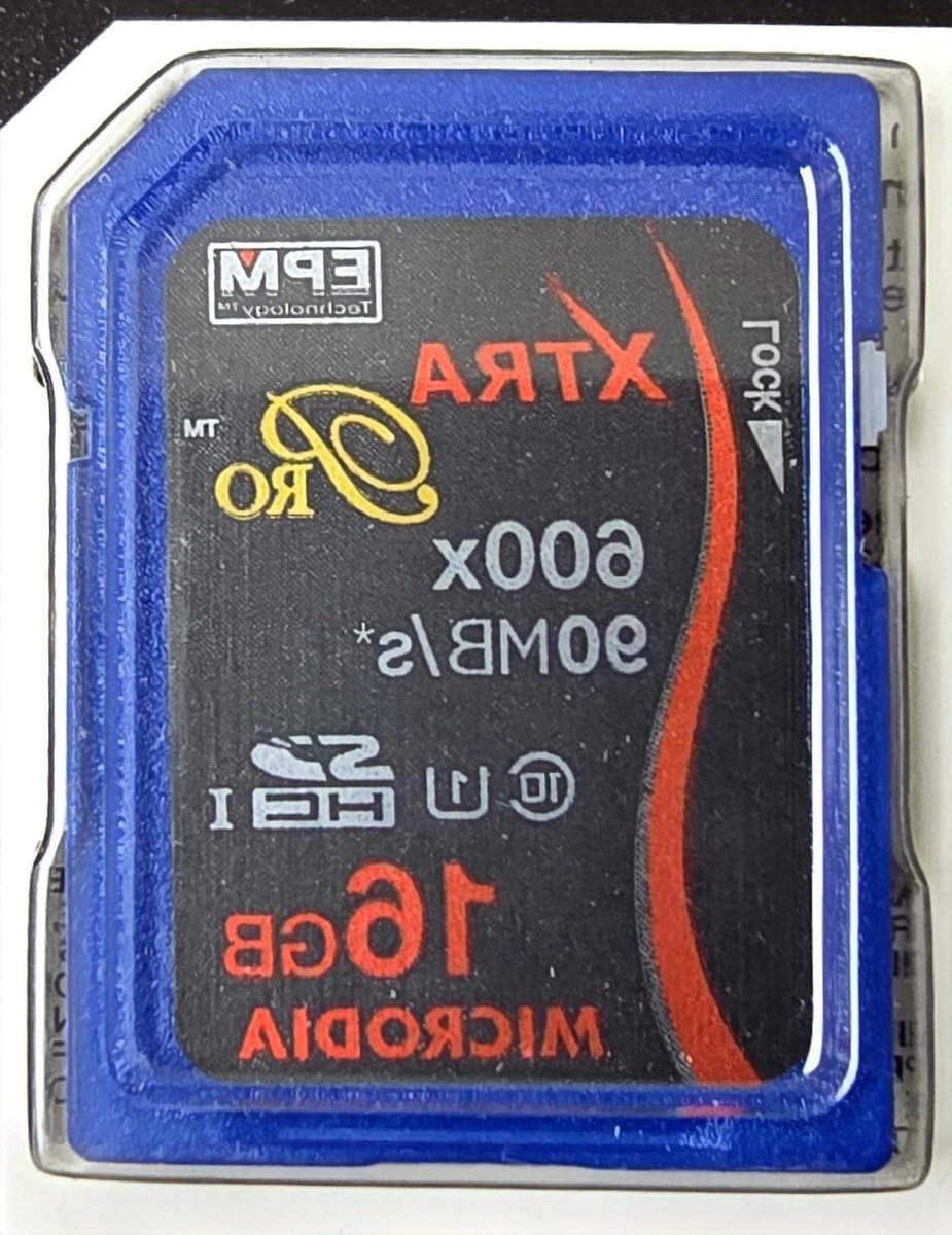 SDXC Geheugenkaart - SD kaart - Foto's Opslaan - Waterdicht en Schokbestendig - 16GB - Zwart