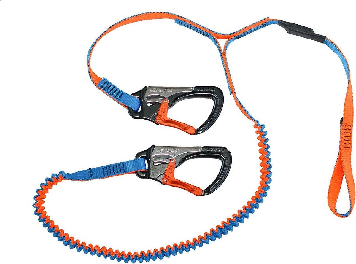 Veiligheidslijn - Lijn met clip - Watersport Veiligheid - Lichtgewicht en compact - 2 meter - Blauw