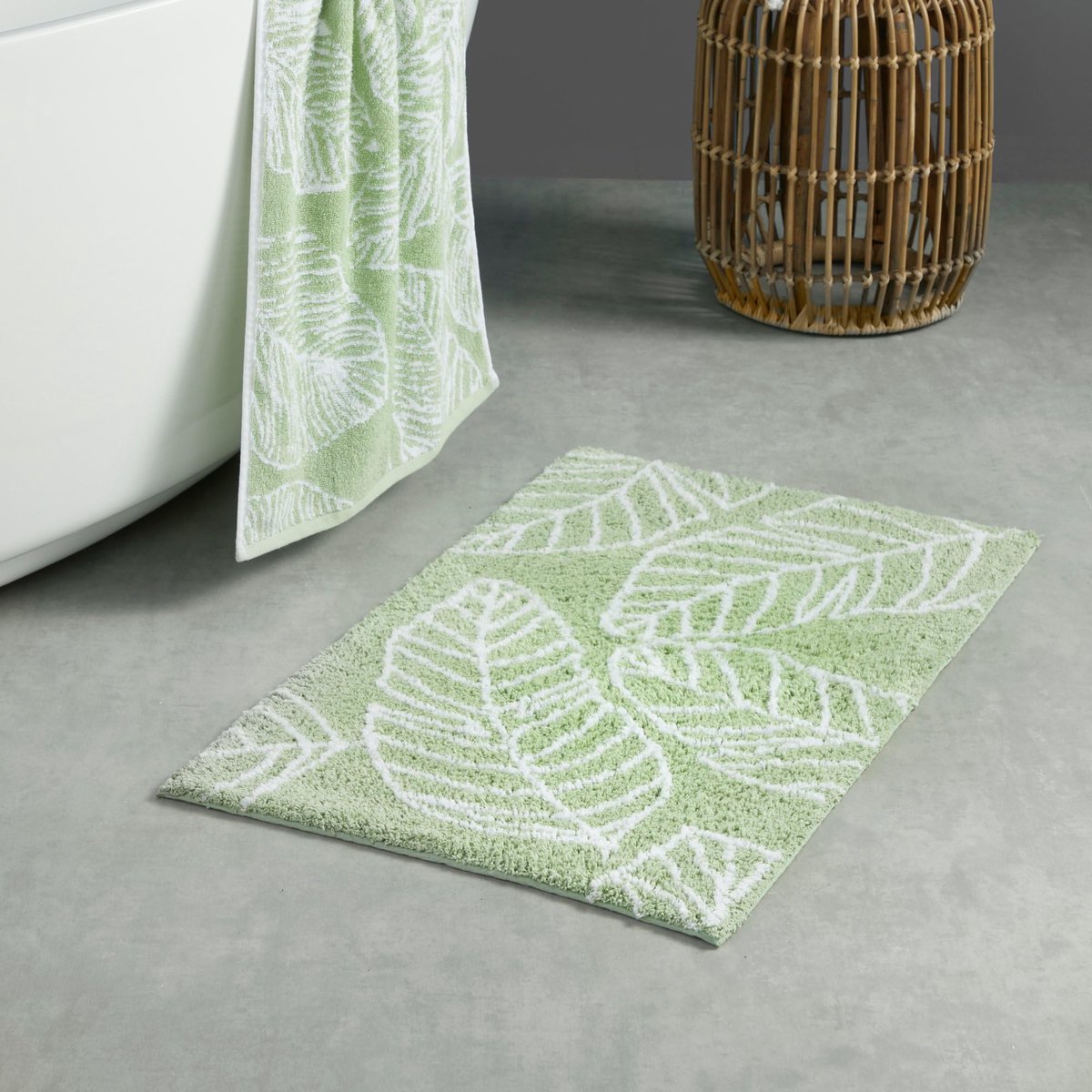 Badmat - 50 x 80cm in Khaki