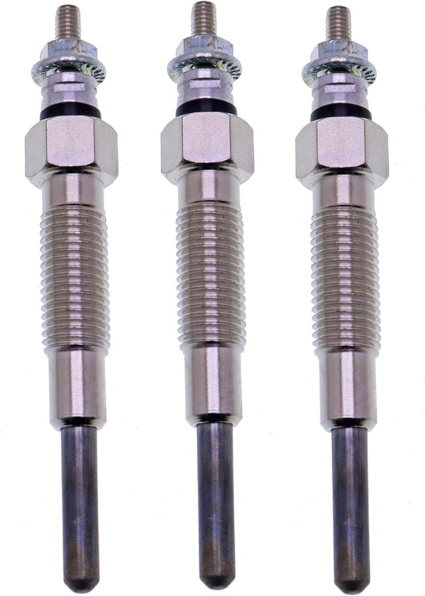 Gloeibougies - Verwarmingsspiralen - Motoronderhoud - Set van 3 stuks - Niet gespecificeerd - Zwart of Zilver