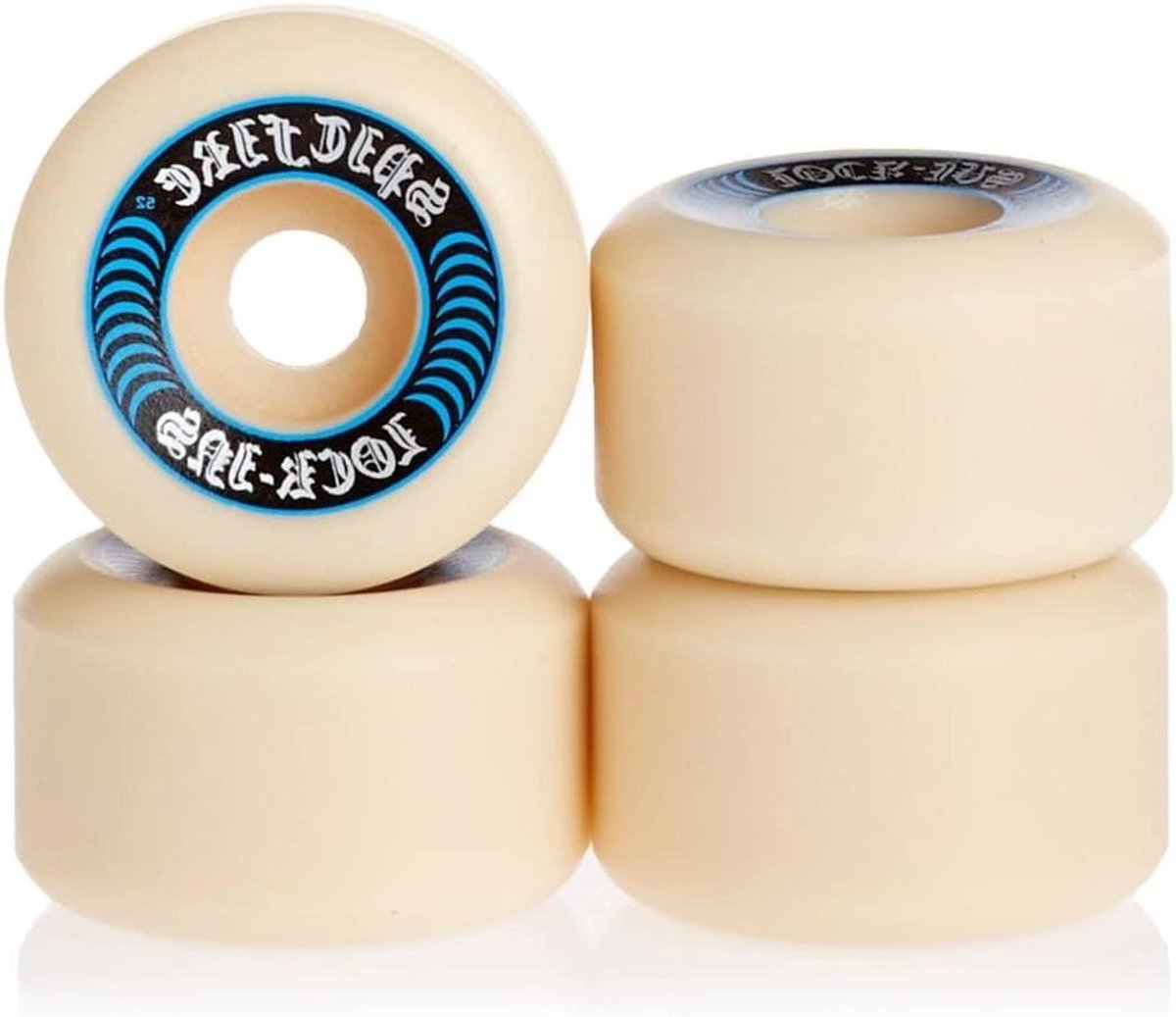 Skateboard Wielen Wielenset Skateboard Skaten Ongeëvenaarde Flatspot Weerstand 57mm Naturel