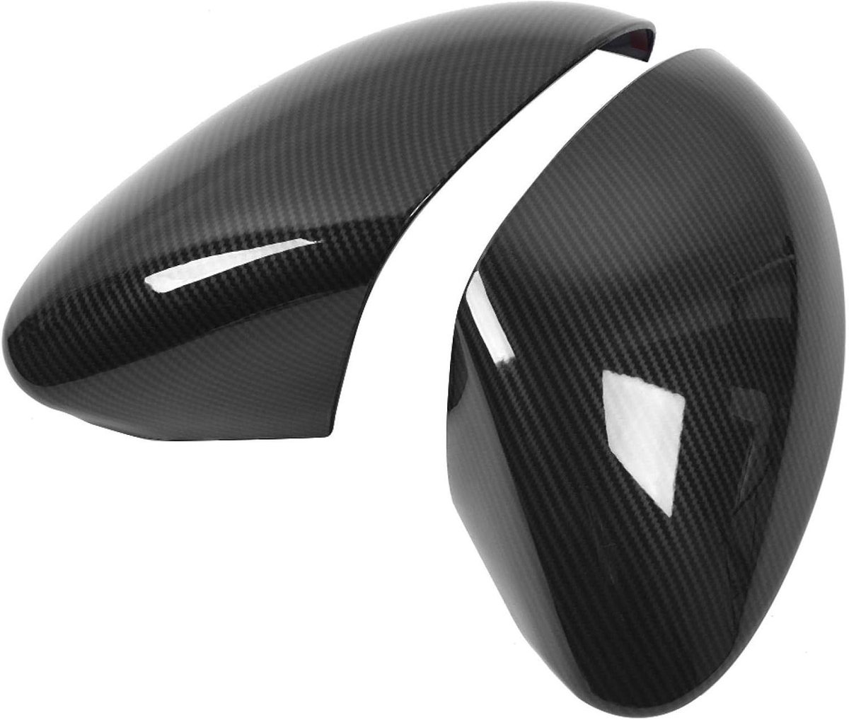 Spiegelkap Auto - Buitenspiegel Kap - Auto Styling - Carbon Fiber Look - Set van 2 - Zwart