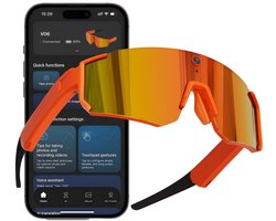 Smart AI Vision Pro sportbril, AI slimme bril met camera, 360° surround sound, Objectherkenning, Fiets- en zonnebril