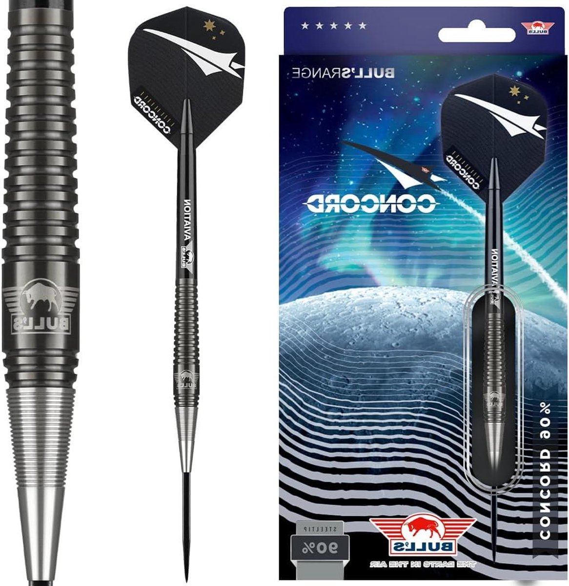 Tungsten Steel Darts - Dartpijlen Set - Precisie Werpen - 90% Tungsten Materiaal - 24 gram - Veelkleurig