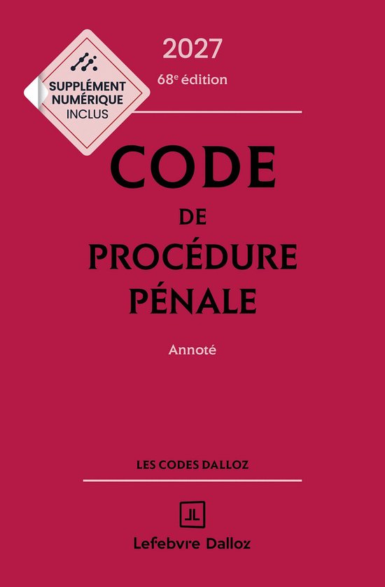 Codes Dalloz Universitaires et Pro - Code de procédure pén ... - cover