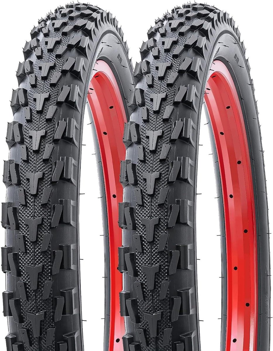 Fietsbanden en Binnenbanden - Banden Set - Mountainbiken Buiten - Heavy Duty Kwaliteit - 20 inch - Zwart
