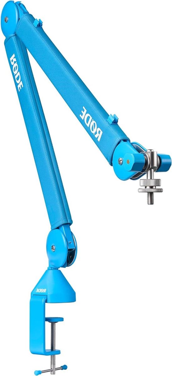 Studio Boom Arm - Microfoon Arm - Content Creëren - Geluidsloze Werking - 85 x 54 x 207 cm - Blauw