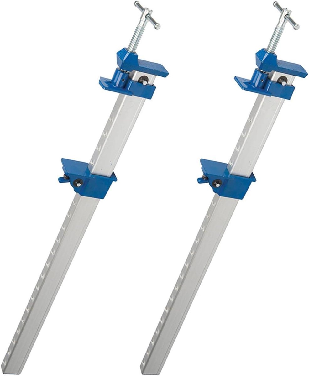 Snelspanners Sjerpklemmen - Bankklemmen T-bar - Houtbewerking - Verstelbaar Snelmechanisme - 600mm - Blauw