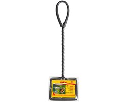 Visnet Fijn - Schepnet Aquarium - Vissen Vangen - Zacht Materiaal - 10 cm - Zwart