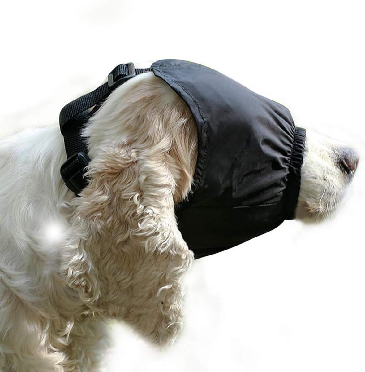 Multifunctioneel oogmasker voor huisdieren, geschikt voor honden en katten, lichtgewicht en ademend, blokkeert licht en wordt gebruikt tijdens de verzorging.
