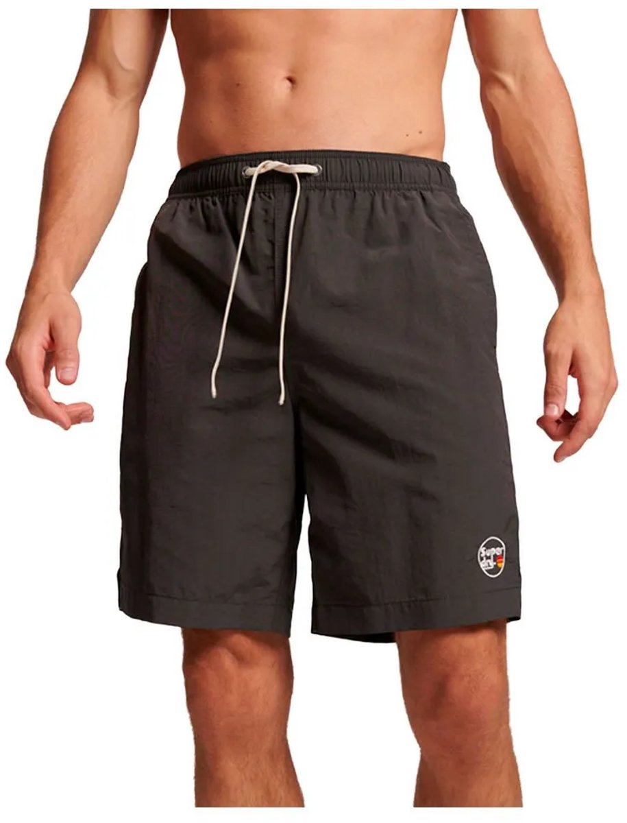 Superdry Gerecyclede Vintage zwemshort Heren Zwembroeken Zwart