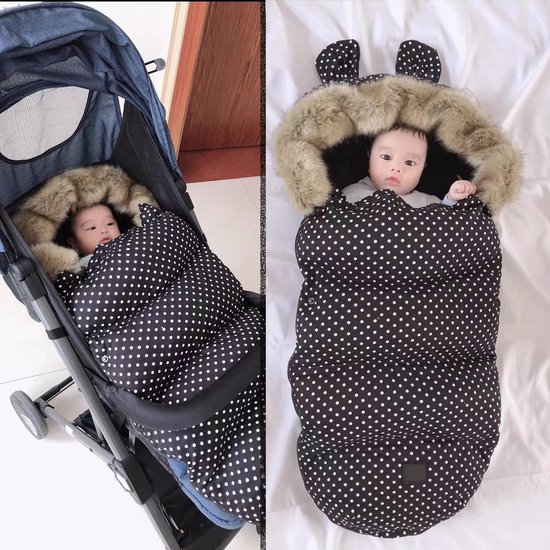 Baby Voetenzak - Winterzak Kinderwagen - Baby Warm Houden - Waterdicht Winddicht - 100 x 48 cm — afbeelding 3