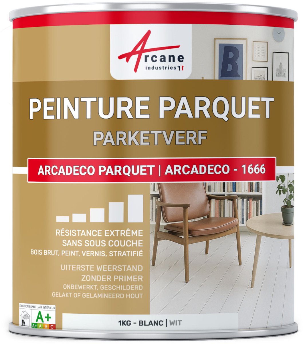 Houten parketverf, laminaatvloer: ARCADECO PARQUET