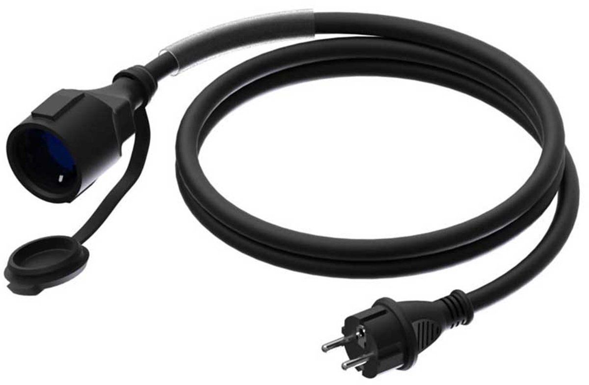 Procab CAB465/3-G Stroomkabel Verlengkabel 3 Meter