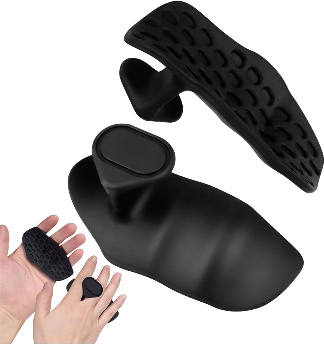 Grip Pads, 1 Paar Fitness Handschoen, Gymnastiekgrepen Palmgreep Vingerloze Gym Handschoenen, voor Krachttraining, Gewichtheffen, Halter