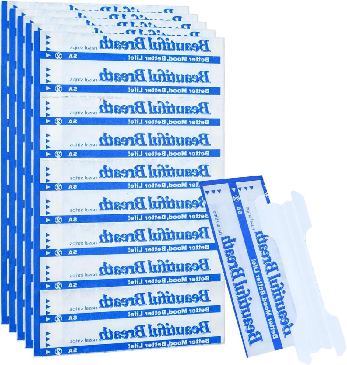 Neusstrips - Ademhalingsstrips - Snurken Verminderen - Onzichtbaar Transparant - 100 stuks - Transparant