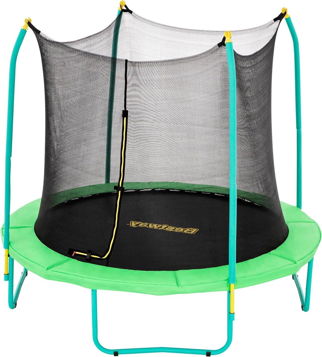 Trampoline - Springkussen - Buiten Spelen - Xtreme Air Model - 244 x 220 cm - Groen/Zwart