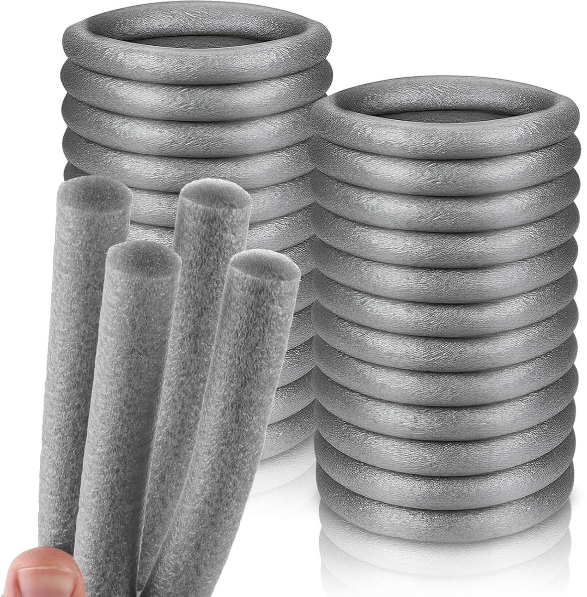 Voegenkoord rond - PE vulprofiel - Spleten dichten - Flexibel materiaal - 10 meter - Grijs
