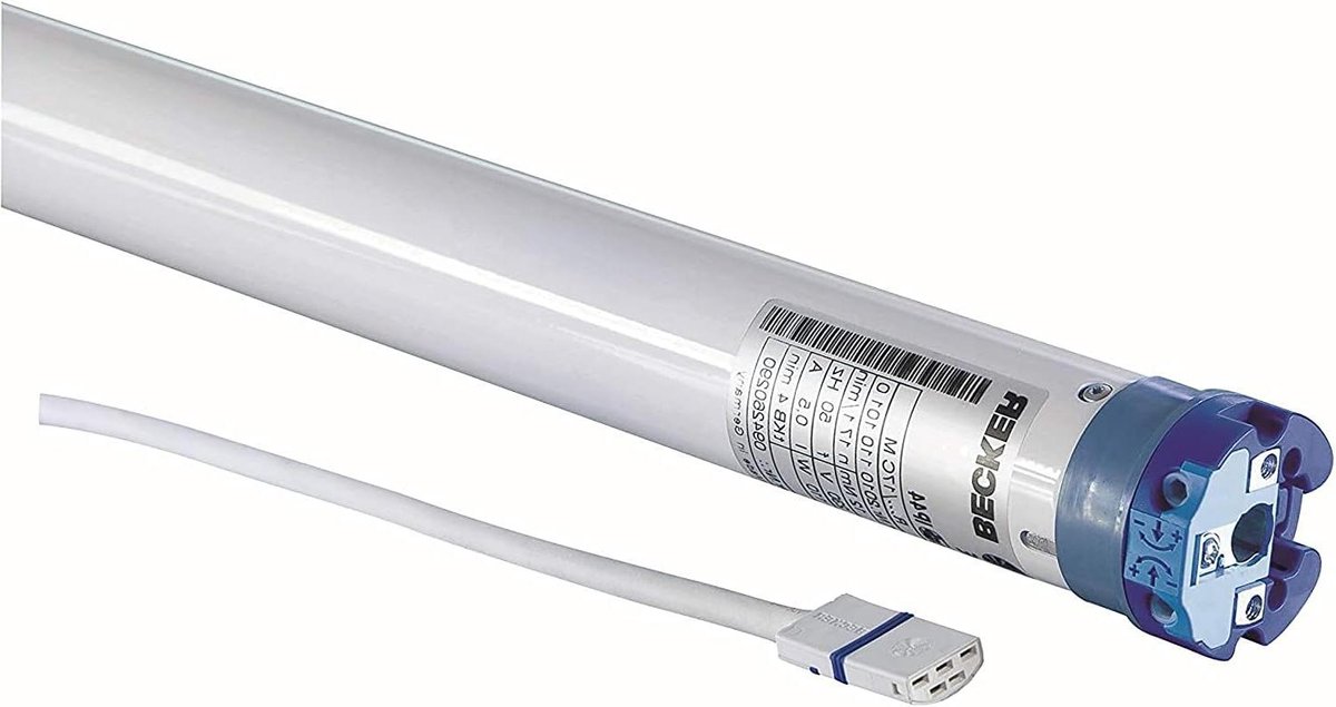 Buis motor - Rolgordijn aandrijving - Automatisch bedienen - Mechanische eindschakelaar - 8 Nm - Met kabel
