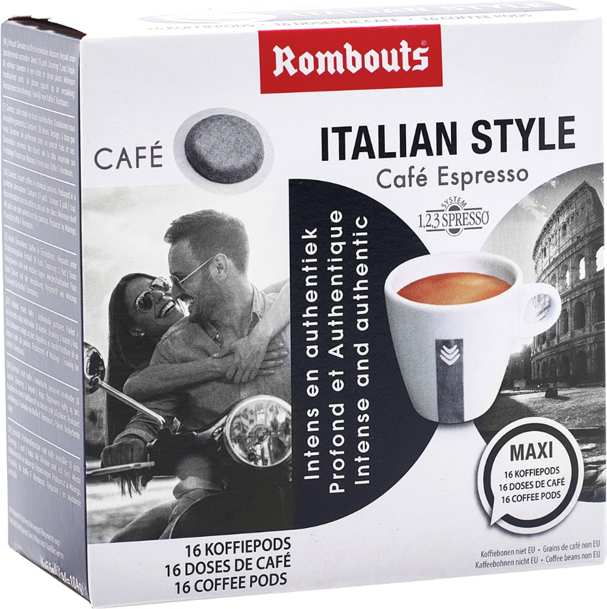 Rombouts - Koffie - 10 x Italian Style 16 pods