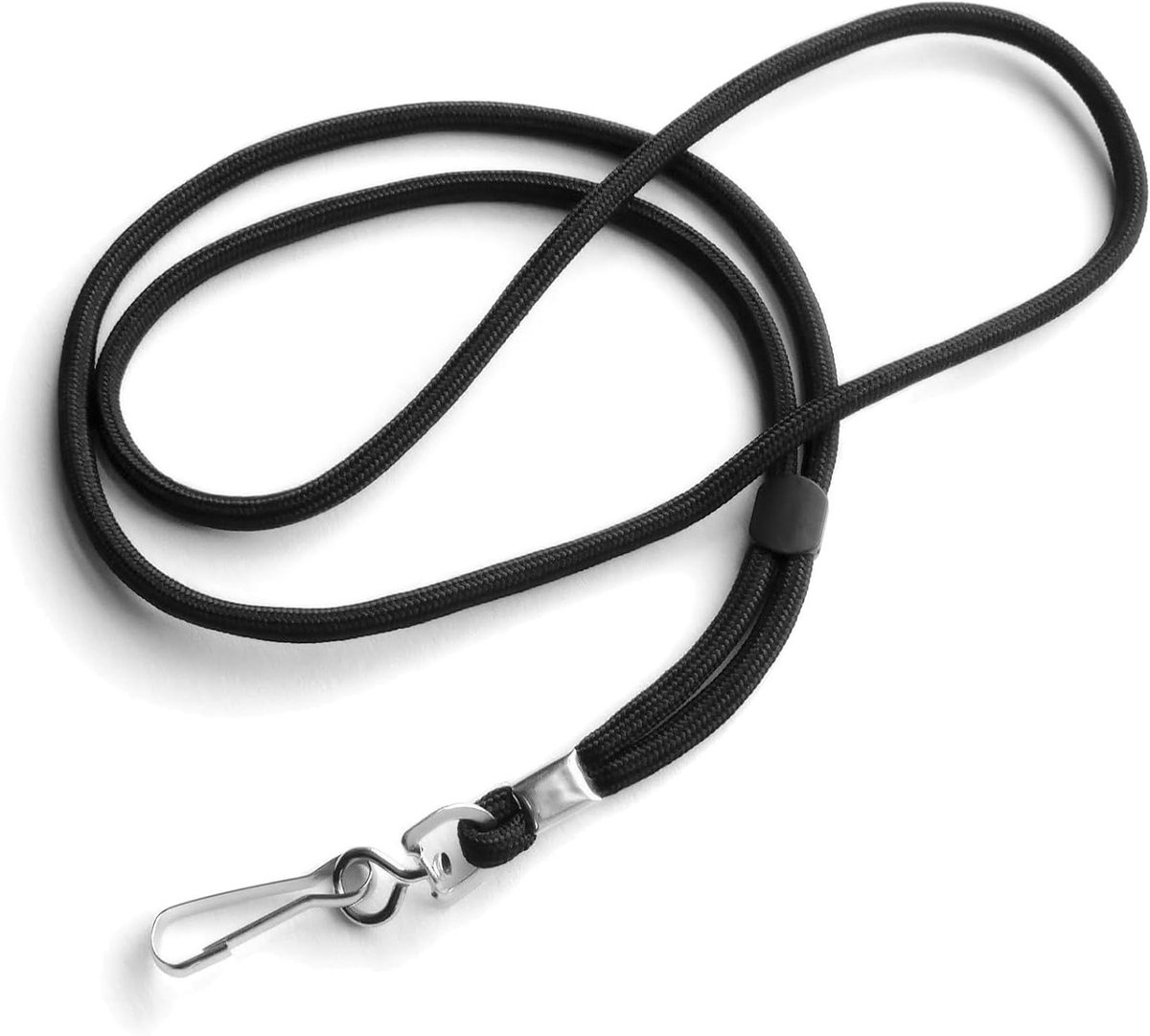 Verstelbare Draagband - Omhangkoord - Objecten Dragen - Met Veerhaak - 51 cm - Zwart