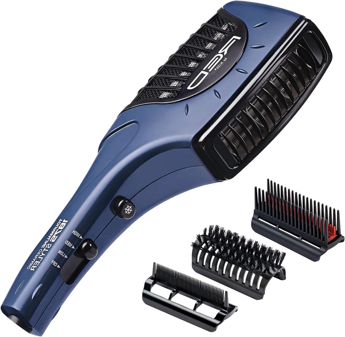 Haar Styler - Stijltang Föhn - Dagelijks Haar Stylen - Toermalijn Keramiek - 246 cm - Zwart