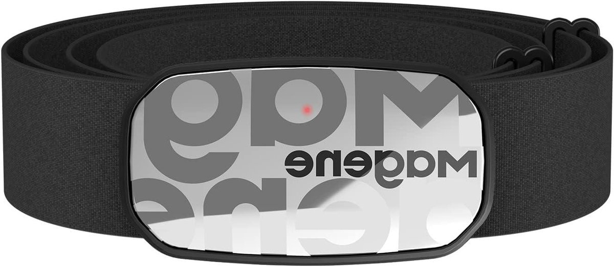 Hartslagmeter Borstband - Fitness Tracker - Sport Prestaties - Gesplitst Ontwerp - 62.3x35.1mm - Wit