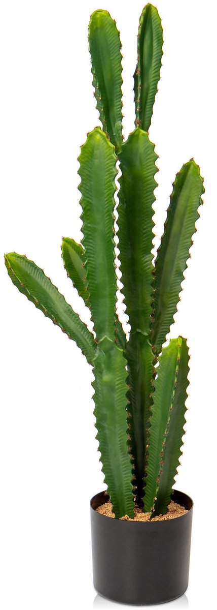 82 cm hoge nepcactusplant in pot grote kunstcactussen plant met zwarte pot kunstplanten binnen en buiten voor thuiskantoor decor nep vloerplanten voor woonkamer slaapkamer hoekdecoratie