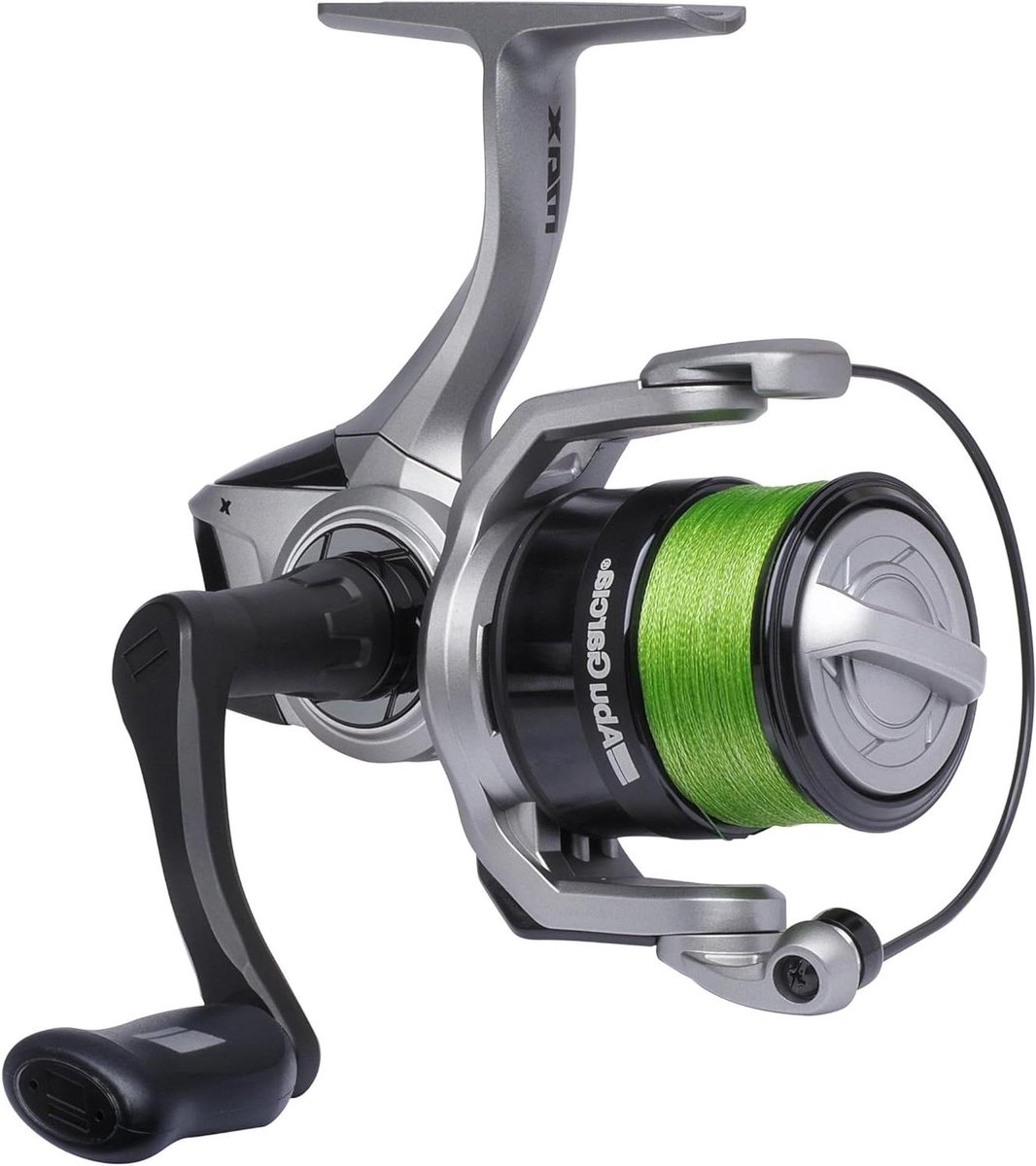 Spinning Reel - Vismolen Visserij - Vissen op roofvis - Soepele lijncontrole - Maat 2000 - Grijs Zwart