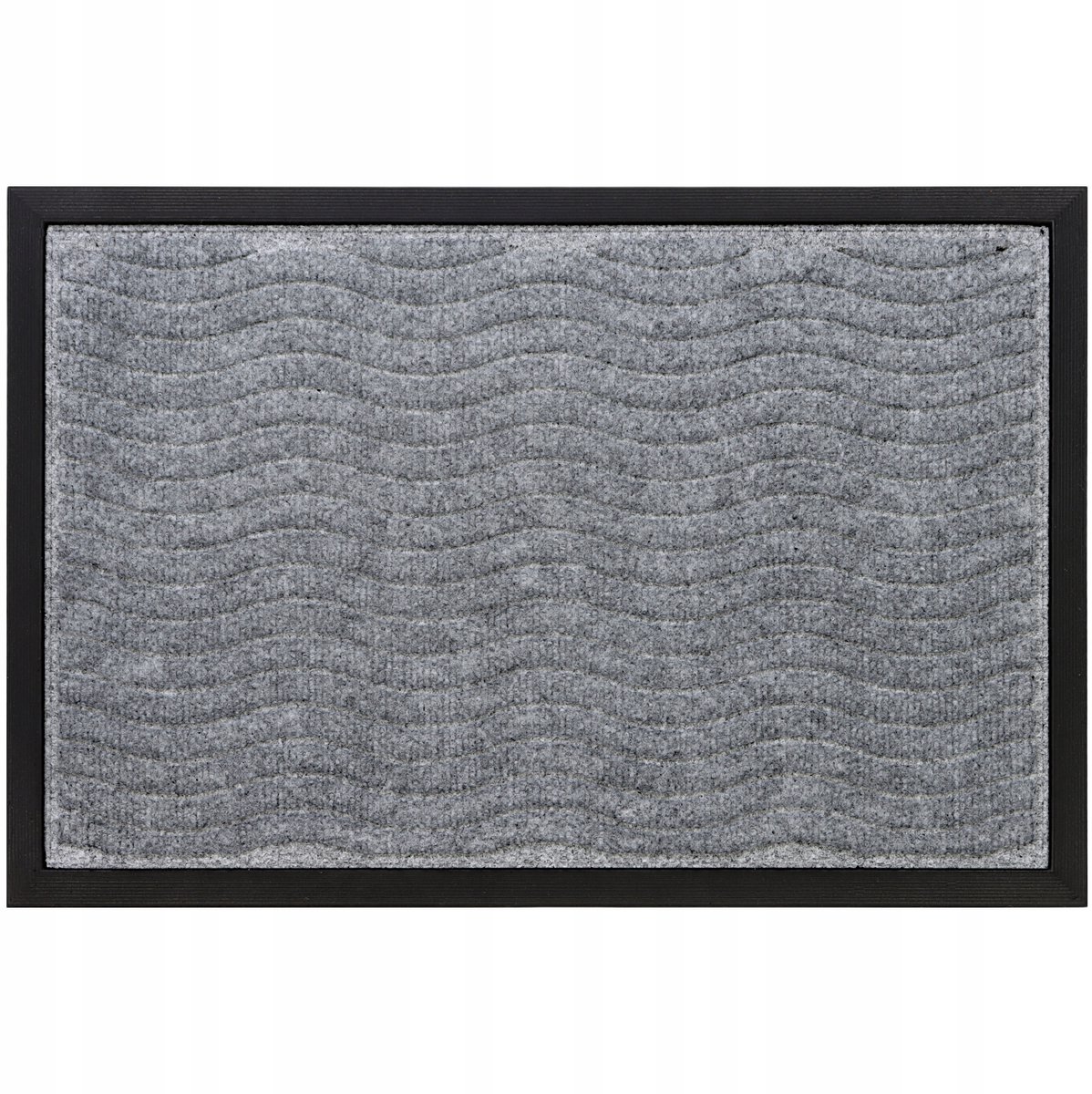 Grijze Deurmat 40x60cm - Rubber & Polypropyleen - Buiten & Binnen