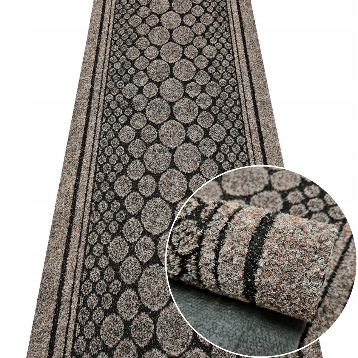 Beige Deurmat op Maat 67 cm Breed - Antislip & Duurzaam