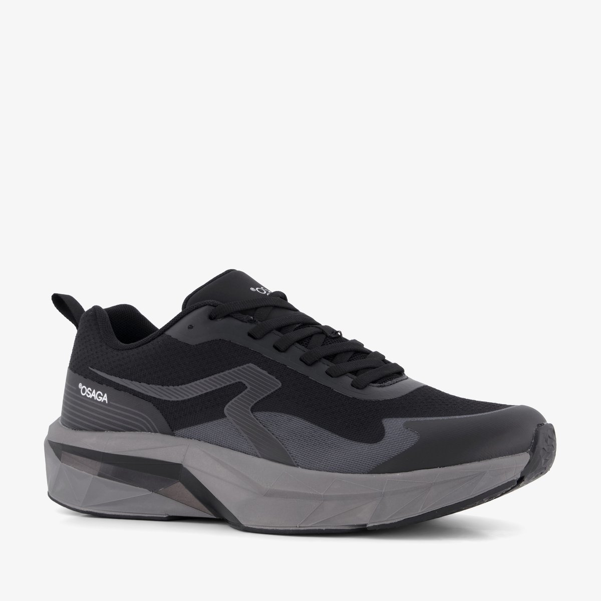 Osaga heren hardloopschoenen zwart - Maat 41 - Uitneembare zool