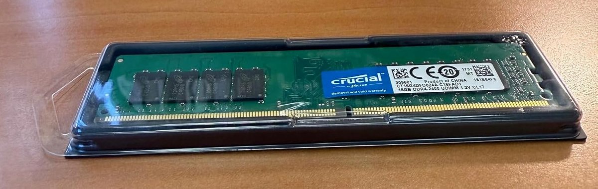 Crucial RAM CT16G4DFD824A 16GB DDR4 2400MHz CL17 Desktop Memory - ShopVlot