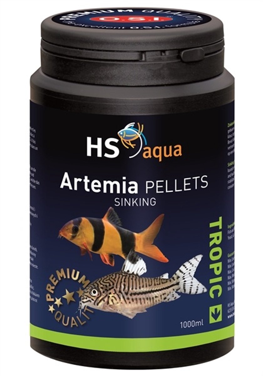 HS Aqua Artemia Pellets - 1000 ml
